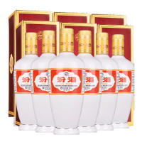 汾酒 出口白瓷53度牧童盒装 500ML*6瓶 年份随机 口粮自饮