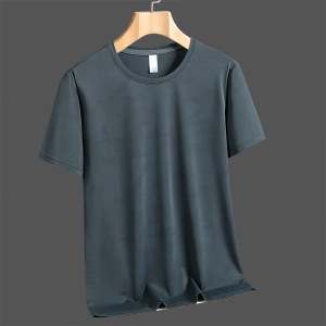 渔人船长夏季情侣迷彩短袖艾草防蚊抗菌轻薄透气休闲运动T恤