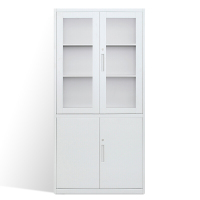 花城办公玻璃文件柜 1850*900*500mm(仅限烟台五区区内配送)