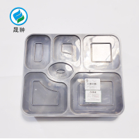 晟翀 一次性餐盒 五格,150套/箱 箱