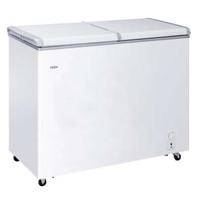 海尔215升冰柜双温大容量家用商用保鲜冷冻两用冷柜小型冰箱节能 白色