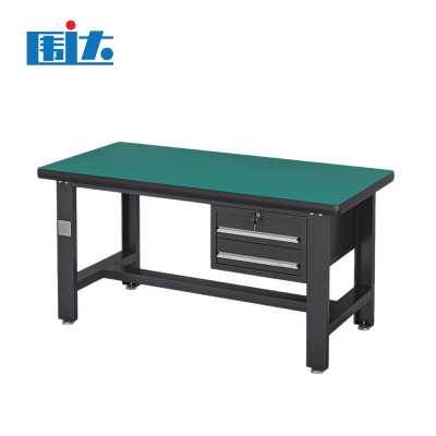 围达 重型钳工台工具桌 120*75*80cm二抽 张