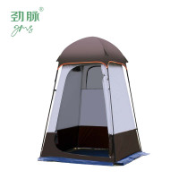 劲脉 户外沐浴帐篷 咖啡色-160*160*240CM 顶