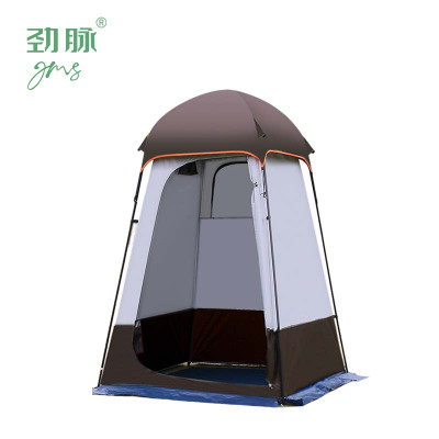 劲脉 户外沐浴帐篷 咖啡色-160*160*240CM 顶