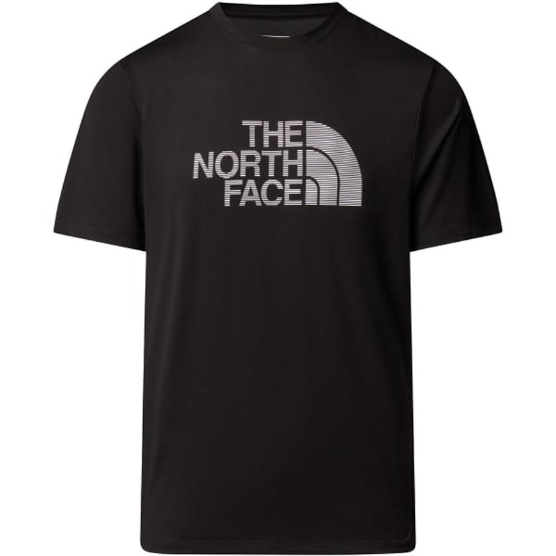 THE NORTH FACE/北面男士再生聚酯纤维速干T恤宽松版大logo简约短