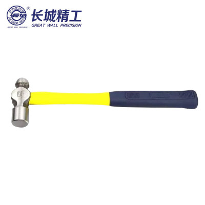 长城精工 精抛纤维柄圆头锤 圆头手锤 榔头 锤子 16oz 252012(2把起订)