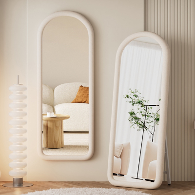  阿斯卡利(ASCARI)网红全身镜落地镜家用卧室壁挂贴墙镜子奶油风女生宿舍试衣穿衣镜