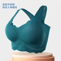 无痕大码内衣女聚拢无钢圈调整型防下垂胸罩性感美背文胸收副乳罩