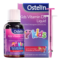 奥斯特林(Ostelin)婴幼儿童维生素vd3滴剂20ml/瓶装 澳洲儿童液体VD3补钙草莓味膳食营养补充剂效期26.4