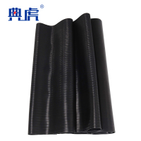 典虎 绝缘地垫 黑色条纹5mm*1.5m*5m 卷