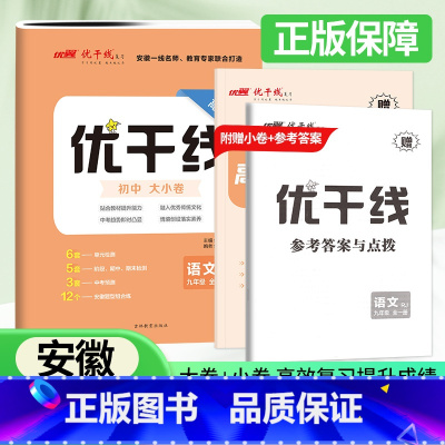 语文[安徽专版全册] 九年级/初中三年级 [正版]2025春2024秋优翼优干线测试卷七年级八年级九年级语文数学英语物理
