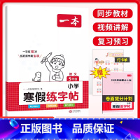 寒假练字帖 小学五年级 [正版]2024新版一本小学寒假练字帖5年级人教版语文同步字帖寒假练习28天打卡视频讲解五5年级