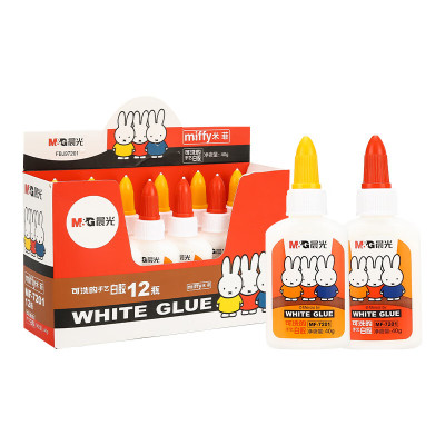 晨光 M&G 可洗手艺白胶米菲 MF7201 40g 12瓶/盒 (大包装) 盒