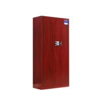 鑫升顺保密柜财务档案柜文件柜办公室资料储物柜保险柜电子密码国保锁通体红木纹-国保密码锁