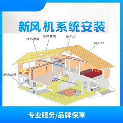 北京市日立新风机350-500PE安装服务(忠信易德)