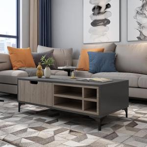 森美人2026年新款意式现代简约轻奢风创意黑白灰茶几电视柜组合套