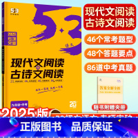 语文 九年级/初中三年级 [正版]2025版53语文现代文阅读+古诗文阅读九年级+中考初中现代文阅读中考古诗文阅读中考语