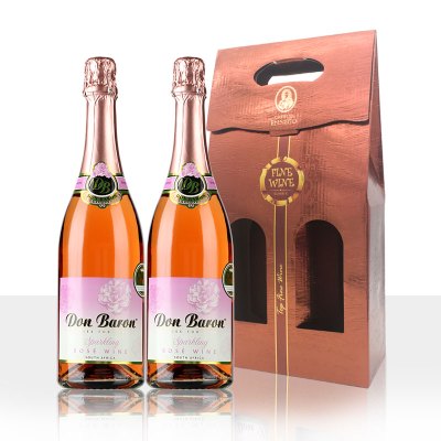 唐巴伦南非原瓶进口750ml玫瑰人生起泡葡萄酒男女士聚会低度8°气泡