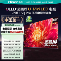 海信电视小墨 65E5Q Pro 65吋 超画质U+Mini LED 墨晶屏 信芯芯片 300Hz高刷
