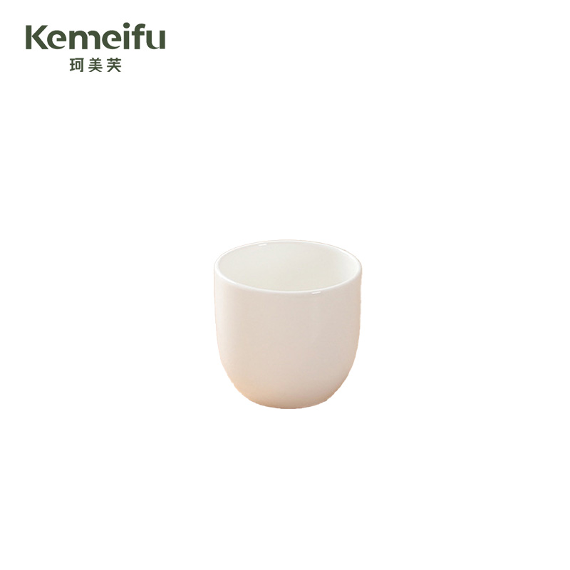 珂美芙 陶瓷纯白茶杯 73*67mm 个