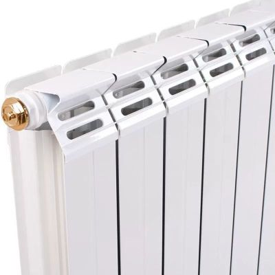 盛京联硕 铜铝复合暖气片75*75型散热器中心距600mm长970mm 12柱 组