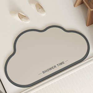 浴室吸水地垫硅藻泥脚垫卫生间淋浴房厕所门口速干垫子防滑地毯