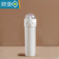 敬平创意洗漱杯旅行牙刷牙膏收纳盒学生宿舍卡通可爱情侣便携式牙桶 白色