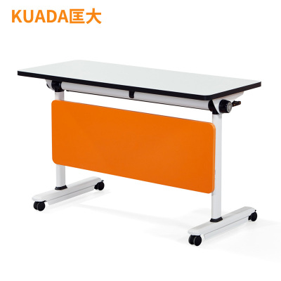 匡大 长条桌组合1.6米办公桌可移动可折叠培训桌会议桌双人/三人位1600*500/600