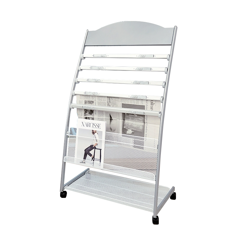 翌嘉YJ4122838 报纸架简易置物办公室报刊架 630*360*1090