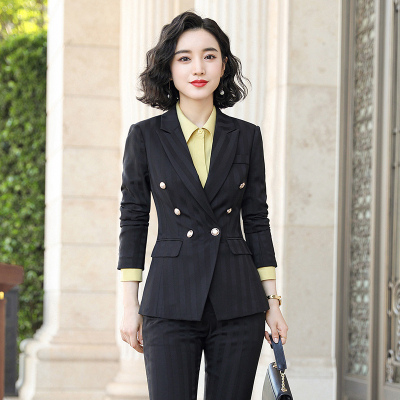 mr female/女先生女士套装 西装套装女韩版2019秋冬新款休闲小西服
