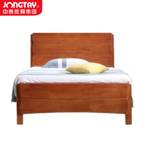 中泰(jongtay)1.5米实木床现代新中式单双人床 J-CDZ74