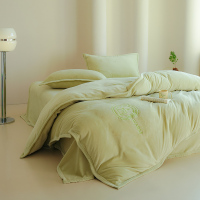 Z.M.N.(法国啄木鸟)松雪绒绣花牛奶绒四件套-舒法特ZHT-0043