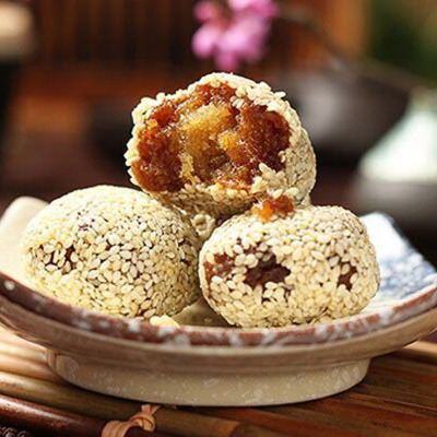 闻喜煮饼-山西特产煮饼散装250-1500g传统糕点三种口味红豆馅500克