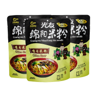 光友 绵阳米粉 120克/包 (鸡肉味) 3包组合装 四川特色早餐冲泡可食牛肉肥肠米粉粉丝