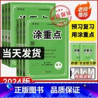 ✨赠字词预习册✨涂重点[语文RJ人教版] 六年级下 [正版]2024版新领程涂重点语文一二年级三3四4五5六6年级下册上