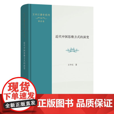近代中国思维方式的演变 王中江著作系列(第6卷) 王中江 著 商务印书馆
