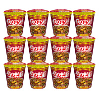 日清 合味道方便面 香辣牛肉味 76g/杯 12杯整箱装 杯面速食方便面网红泡面桶面