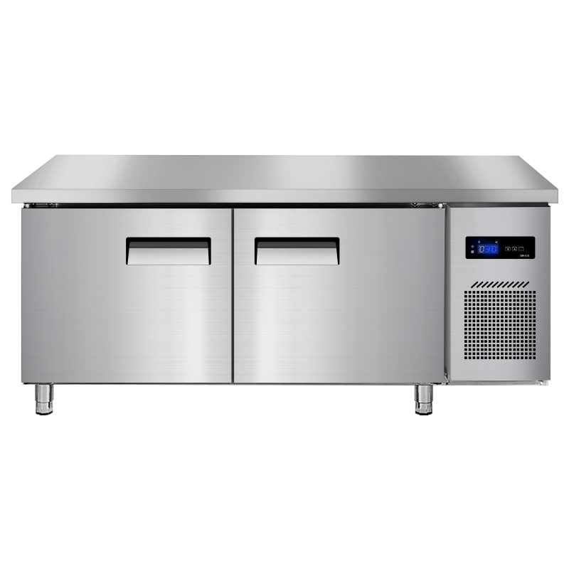 埃利斯(AILISI)1.8米冷冻不锈钢厨房工作台 商用冷柜 多功能酒店平冷冰柜 大容量奶茶店设备水吧台BD-1.8LT