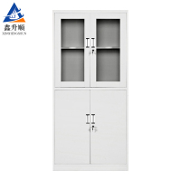 鑫升顺钢制文件柜办公资料柜铁皮档案柜带锁储物柜财务凭证柜