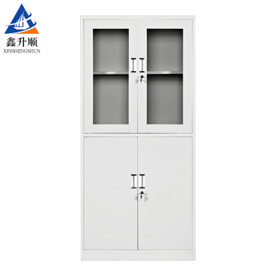 鑫升顺钢制文件柜办公资料柜铁皮档案柜带锁储物柜财务凭证柜