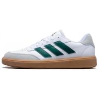 adidas 阿迪达斯 COURTBLOCK 减震防滑耐磨 低帮 网球鞋 综合训练鞋 男款 白绿 IF6505