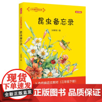 大作家的语文课 昆虫备忘录 彩色注音 洪汛涛著 一二年级小学生课外阅读书籍6-7-8周岁儿童文学读物带拼音教材拓展