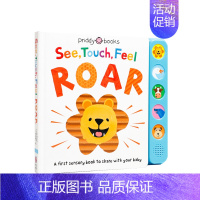 [正版]书籍英文原版 咆哮 Roar 看见、触摸、感觉 See Touch Feel低幼启蒙 英语学习 趣味认知 亲子互