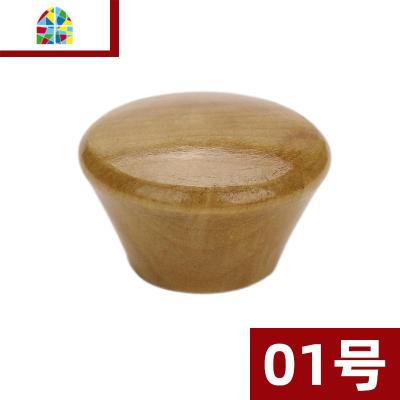 锅盖顶帽通用款不锈钢把手防烫可立式家用炒蒸锅顶珠配件原木头帽 FENGHOU B款中号