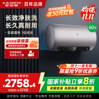 AO史密斯电热水器60升 国家补贴 80吨长效净水洗 免清洗 3kW变频速热 金圭特护 E60ED6
