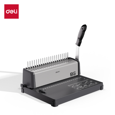 得力3872S胶圈装订机 灰色 单位/台