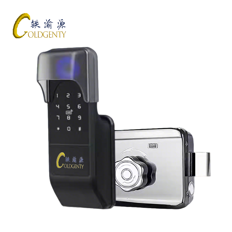 铁渝源 户外防水指纹密码锁 WD-G108 把