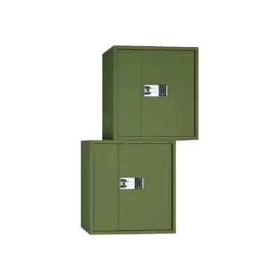 风雷动军绿色保密柜电子密码文件保险柜国保指纹锁分体资料档案矮柜定做分体双节保密柜(国保锁)