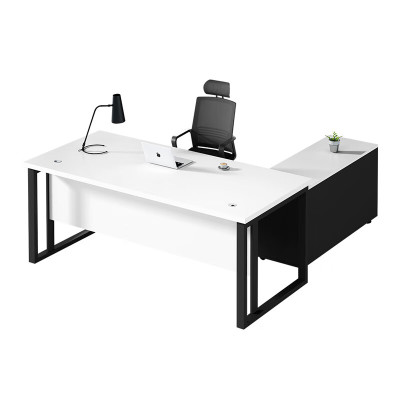 德诚和 黑白系列办公桌电脑桌2.0米DCH-HBBT200款2000*1200*750mmH张