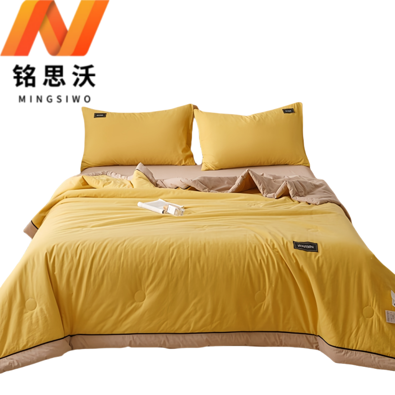 铭思沃床笠款四件套150*200cm床 米黄色 套